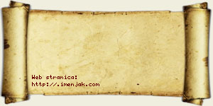 Angelina Bilić vizit kartica